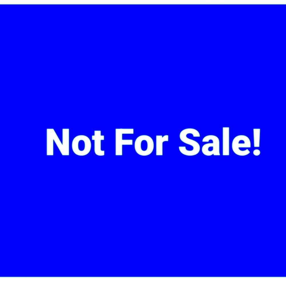 NOT FOR SALE